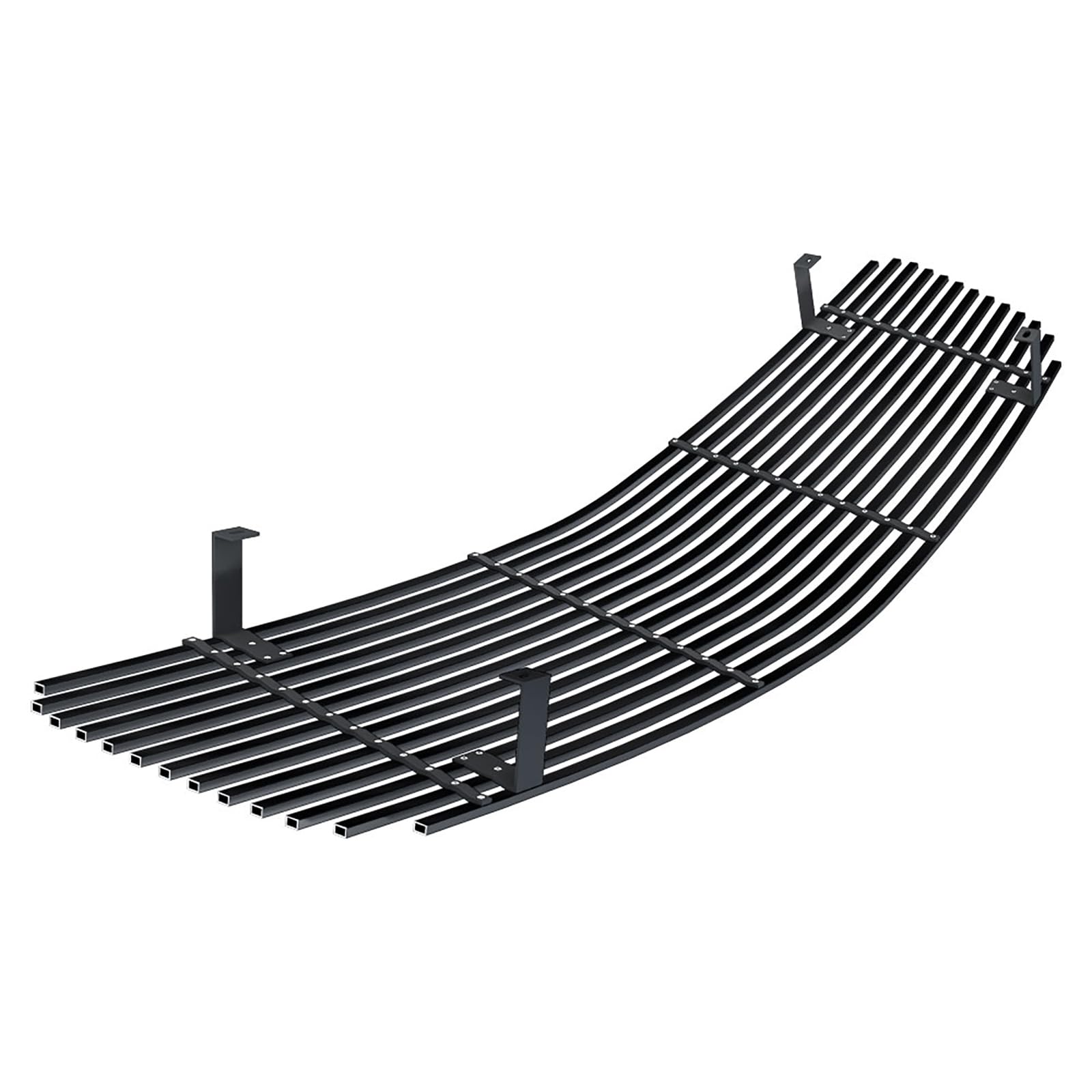 APS Compatible with Dodge Charger 2005-2010 Main Upper Stainless Steel SS Black Billet Front Grill Grille Insert D85320H - Upgrade Your Car's Style for Street Racing & Show Events