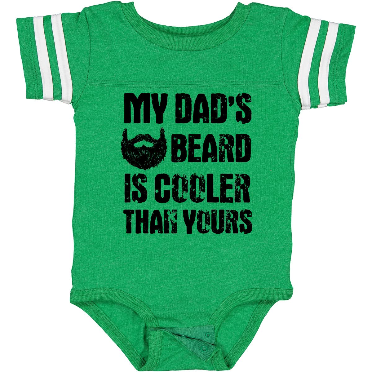 My Dad's Beard Is Cooler Baby Bodysuit - Funny Infant Outfit