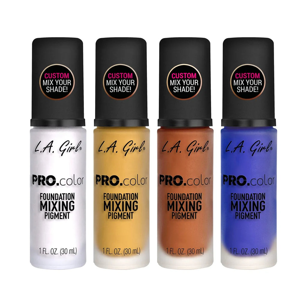 L.A. Girl PRO.COLOR Professional Pigment Mixing Base - Foundation Adjuster for Custom Makeup Shades | Perfect for DIY Cosmetic Blending & Skin Tone Matching