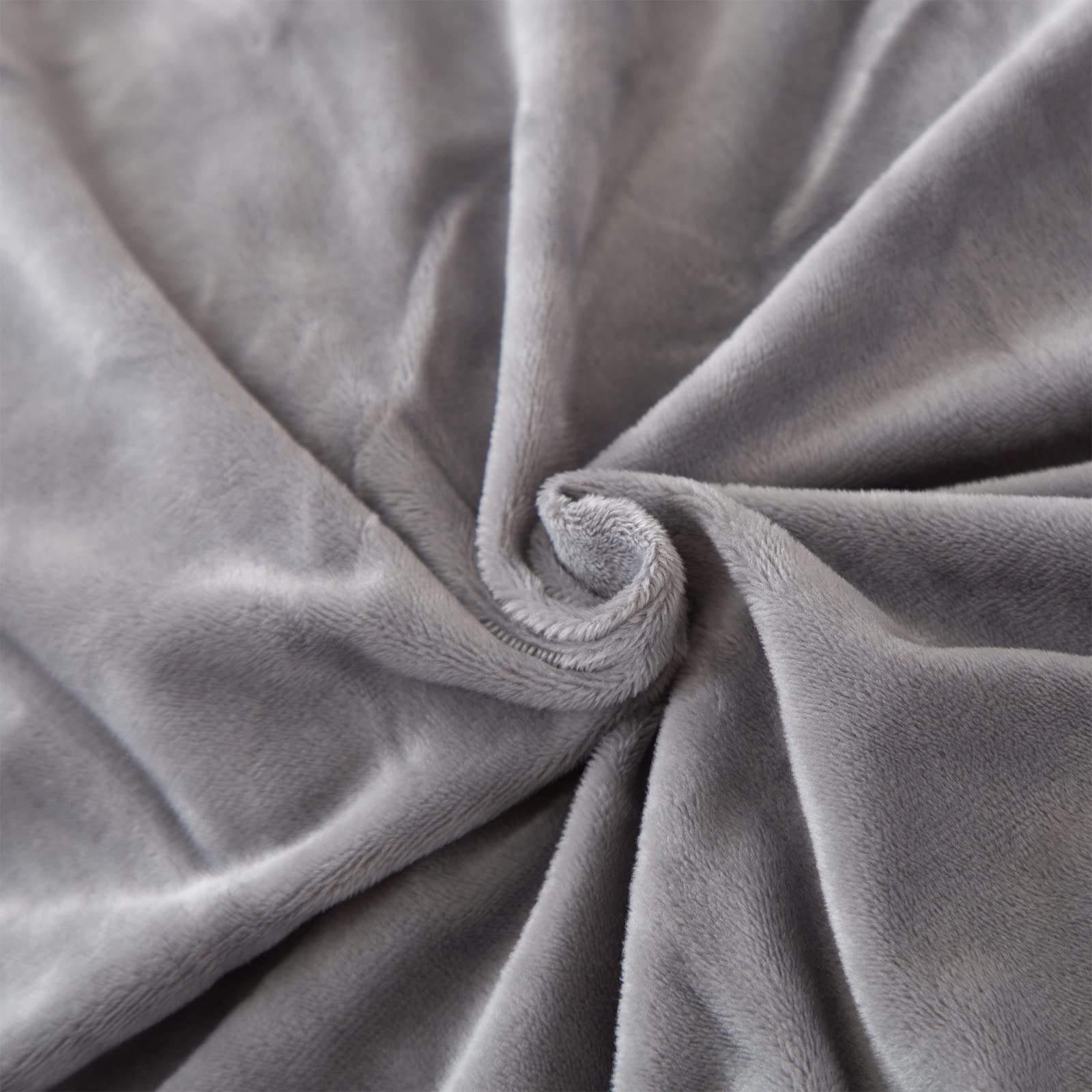 Luxury Fuzzy Plush Shaggy Duvet Cover Set King Size - 3 Piece Fluffy Comforter Cover for King Bed, Soft & Cozy Bedding Set (Grey) - Perfect for Winter Nights & Cozy Bedroom Decor