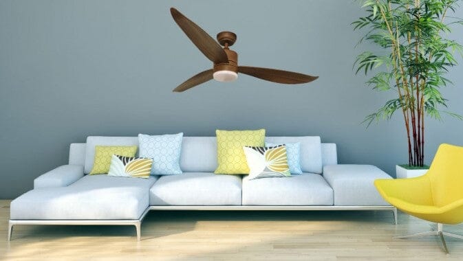 Fanco B Star 36/46/52 Inch 3 Blade DC Ceiling Fan with Remote Control - Ultra Quiet, Energy Efficient for Bedroom, Living Room & Office