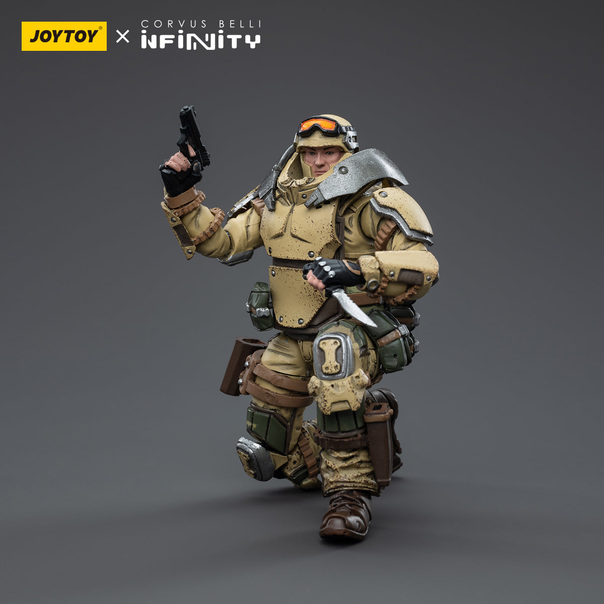 JOYTOY 1/18 Scale 3.75 Inch Infinity Ariadna Marauders 5307th Range Pack Action Figure Set (4 Pieces) - Perfect for Collectors, Wargaming & Tabletop Battle Scenes