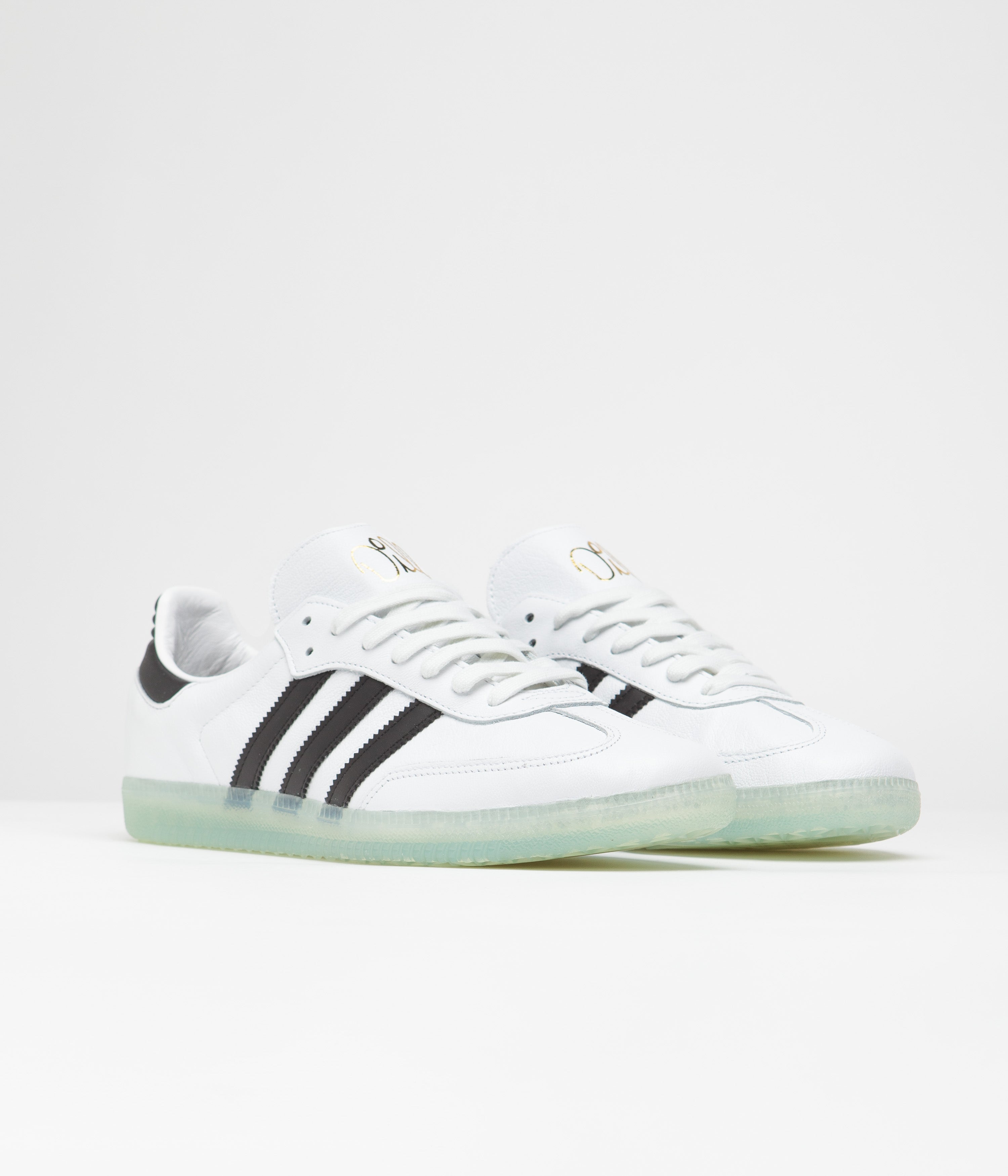 Adidas x Dill Samba Sneakers - White, Black & Gold Metallic - Men's & Women's Casual Shoes for Streetwear & Everyday Wear