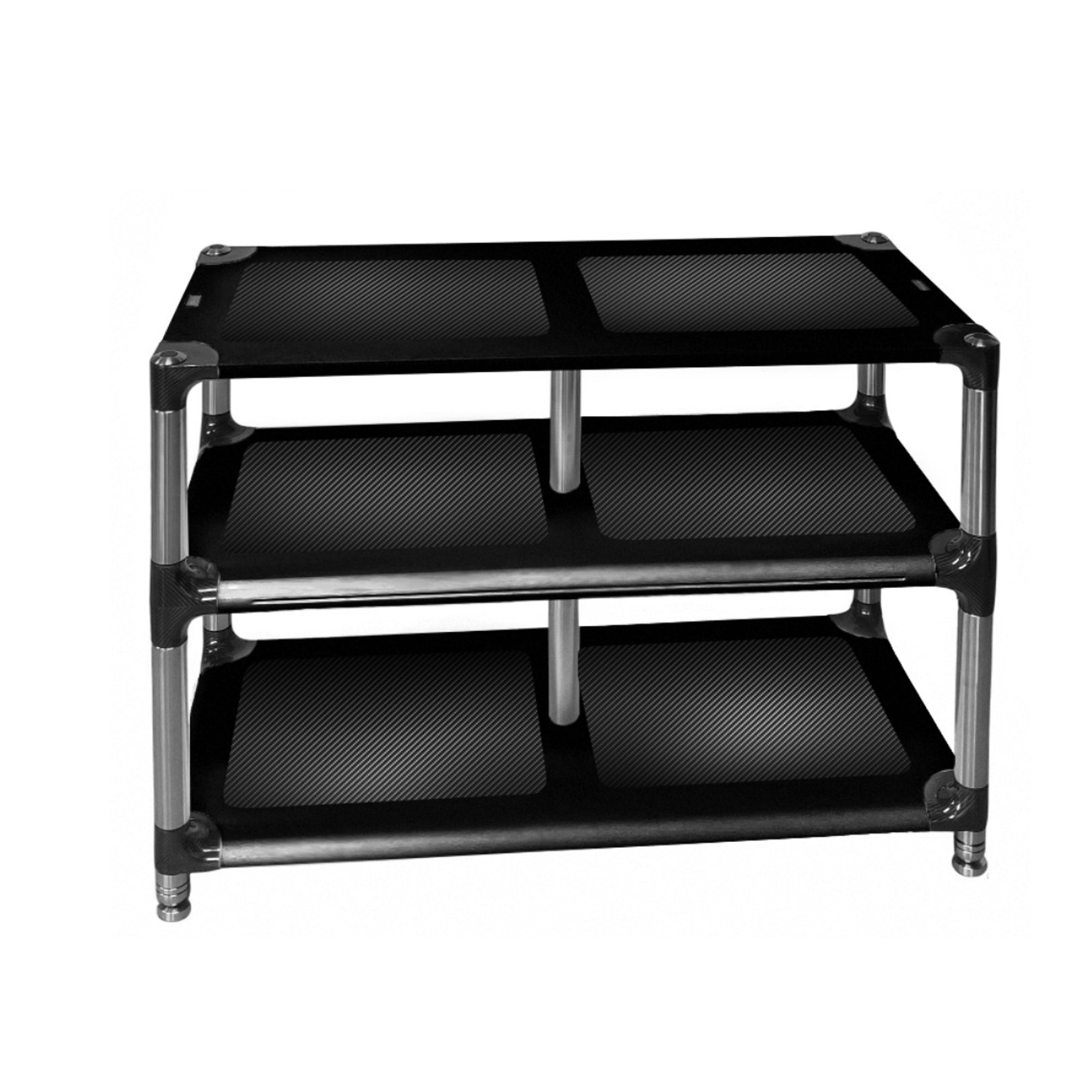 Bassocontinuo F3 AV Rack - Premium Audio Video Equipment Stand for Home Theater & Studio Use