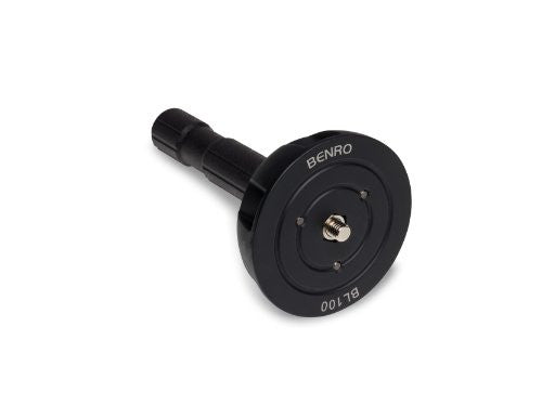 Benro BL100 100mm Half Ball Adapter for Tripods - Black | Compatible with Camera Mounts & Video Heads | Perfect for Photography & Videography