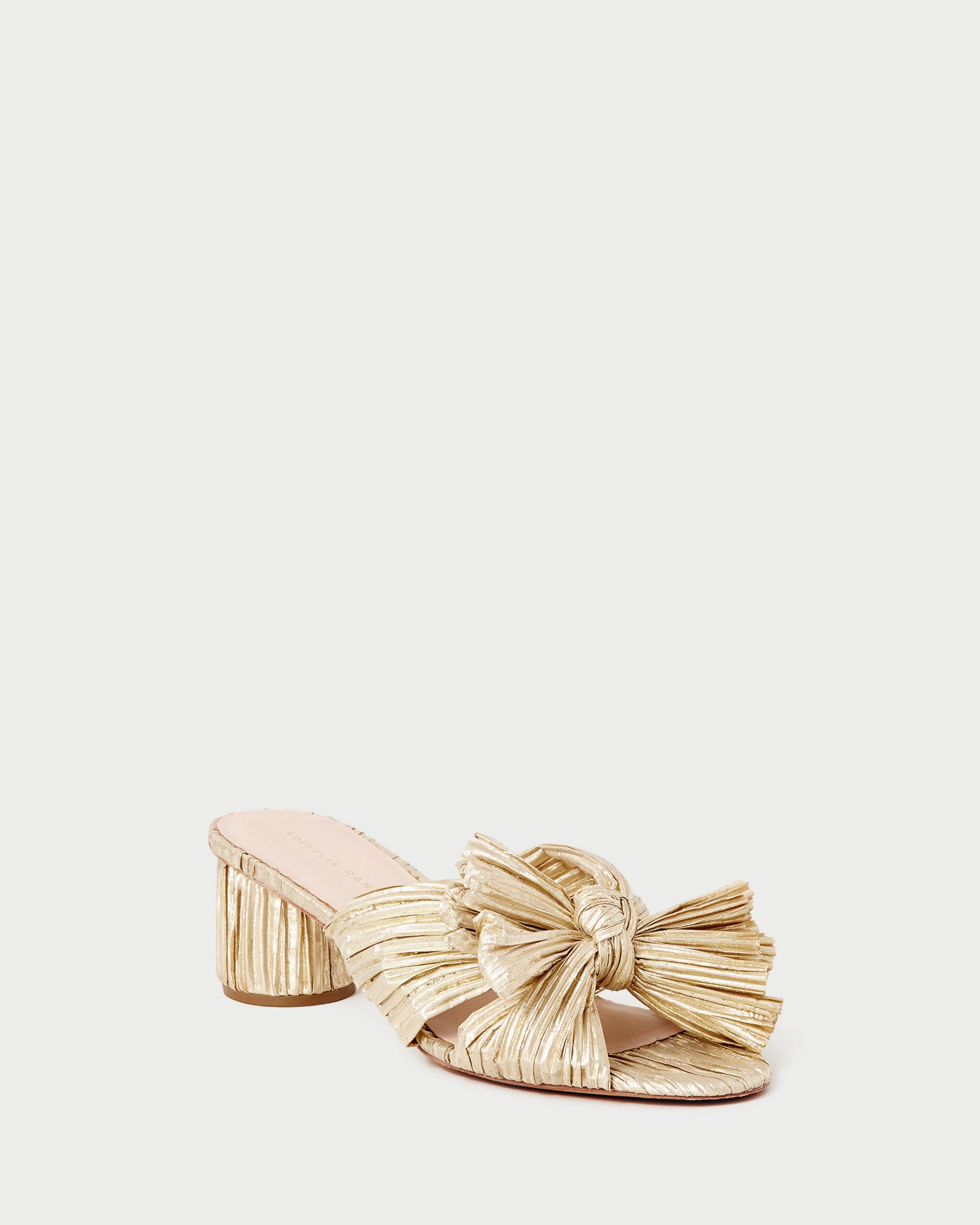 Emilia Pleated Bow Heel - Women's Elegant Pointed Toe High Heel Shoes for Party, Wedding & Evening Events