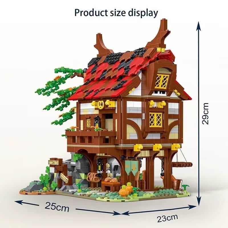 Mork Model 033007 MEDIEVAL BAKERY - Authentic Medieval Style Bread Oven for Home & Restaurant Use - Perfect for Historical Reenactments, Renaissance Fairs & Themed Decor