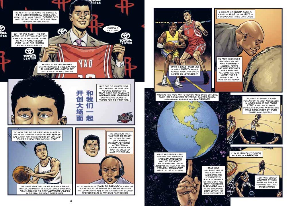 The Comic Book Story of Basketball: A Fast-Break History of Hoops | Illustrated Sports History Book for NBA Fans & Basketball Enthusiasts | Perfect Gift for Players, Coaches & Sports Lovers