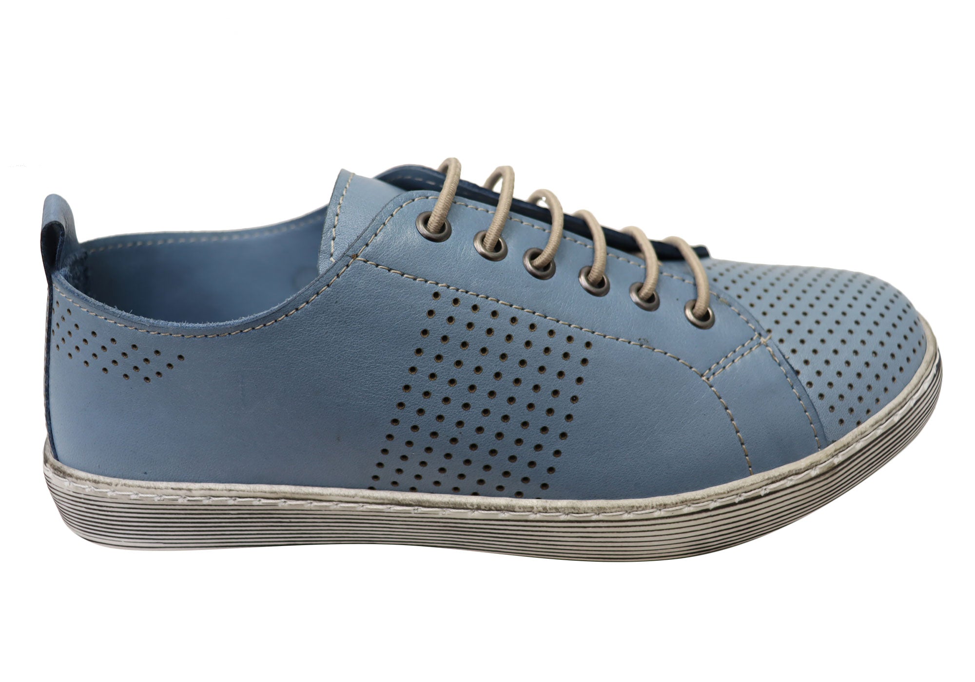 Orizonte Fay Women's European Comfortable Leather Casual Shoes - Stylish & Breathable for Walking, Travel & Everyday Wear