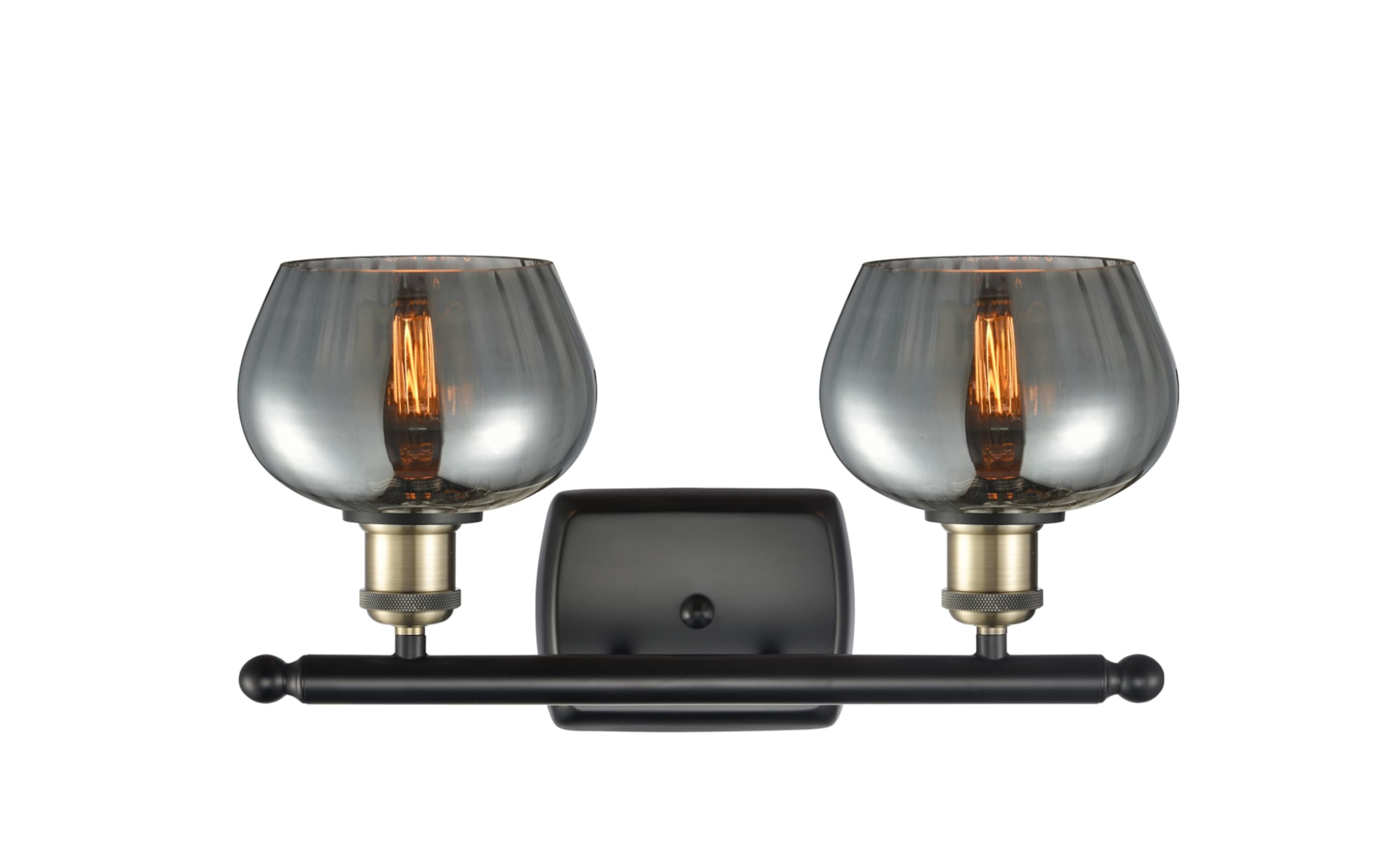 Innovations Lighting 516-2W-PN-G91 Fenton 2-Light Bathroom Vanity Light - Ballston Collection - Perfect for Modern Bathroom & Powder Room Decor