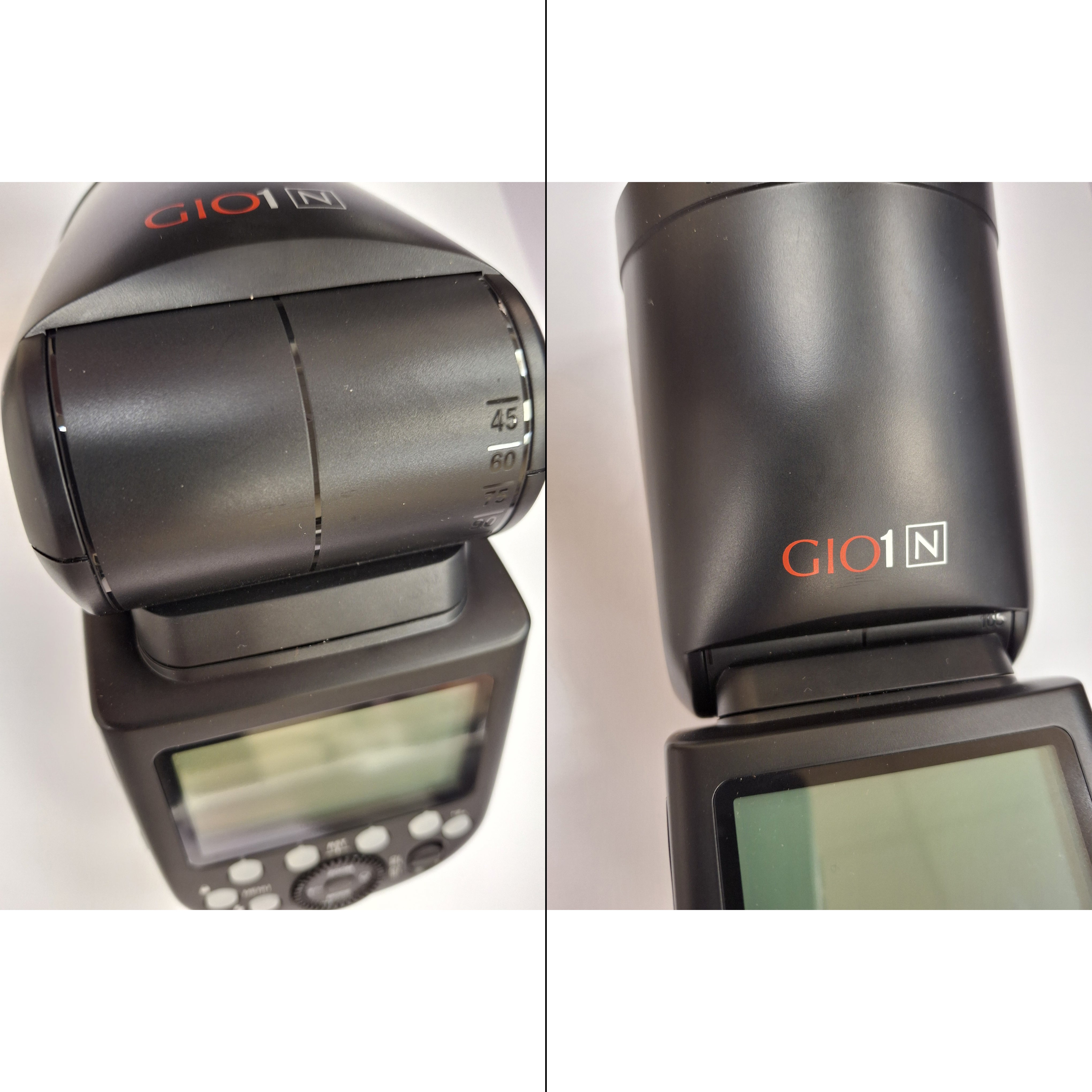 GIO1 (V1) 2.4GHz Wireless Round Head TTL & HSS Speedlite Flash with Rechargeable Battery for Nikon DSLR Cameras - Perfect for Portrait, Wedding, and Studio Photography