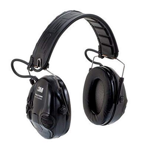 Peltor SportTac Tactical Sport Headset with Standard Black Cups MT16H210F-479-SV - Noise Cancelling Ear Protection for Shooting, Hunting & Outdoor Sports