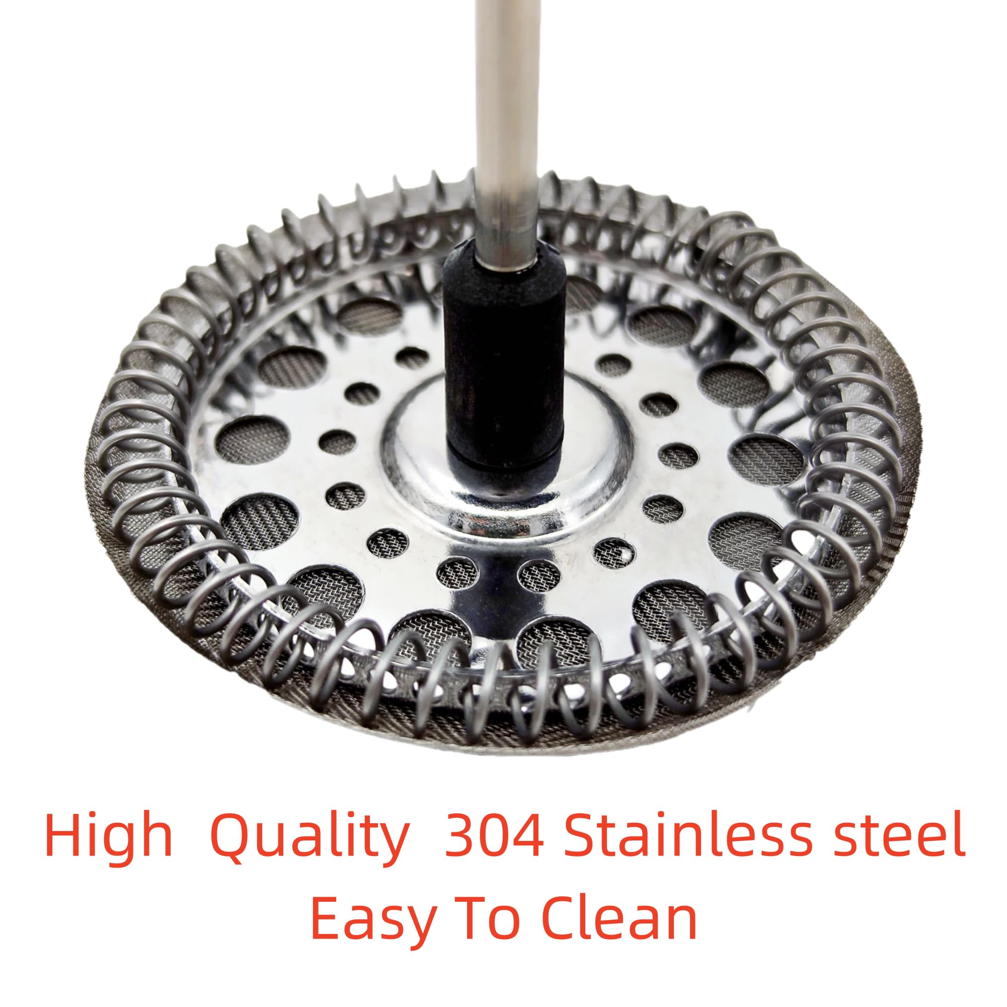 10-Pack Stainless Steel French Press Filter Screens - Universal 4 Inch Replacement Mesh for 1000ml (34oz/8 Cup) Coffee Makers & Tea Infusers - Durable Coffee Filter for Home, Office, and Travel Use