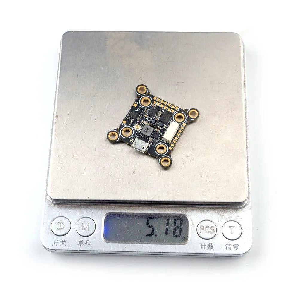 HappyModel Pancake 2 6S AIO F4 Flight Controller with Built-in SPI ELRS 2.4G & 400mW OpenVTX - Compatible with 20×20 & 35.5×35.5 Stacks - Perfect for FPV Drone Racing and Freestyle Flying