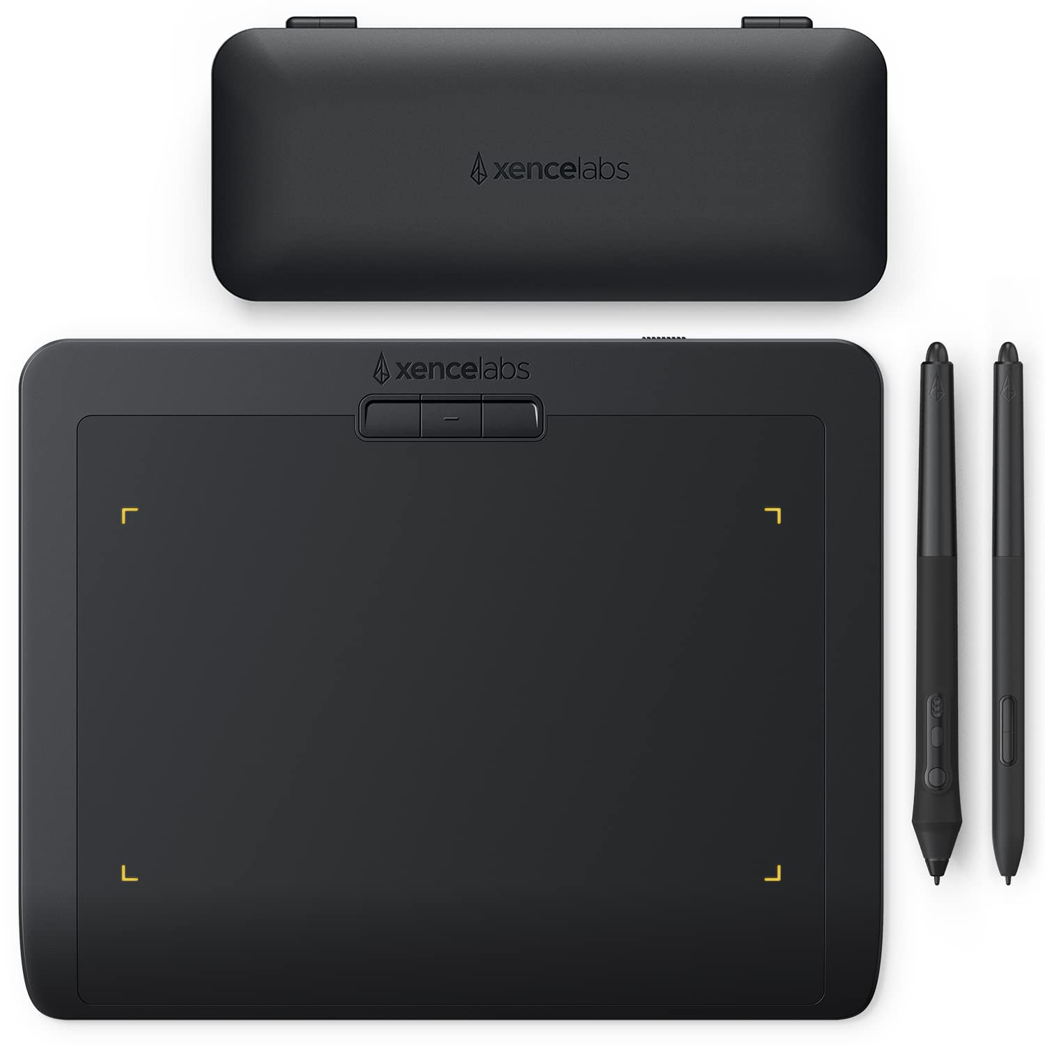Xencelabs Small Professional Graphics Drawing Tablet - 8 Inch Battery-Free Pen Display with 2 Stylus Pens, 16:9 Aspect Ratio - Compatible with Windows, Mac, Linux & ARM (Perfect for Digital Art, Animation & Graphic Design)