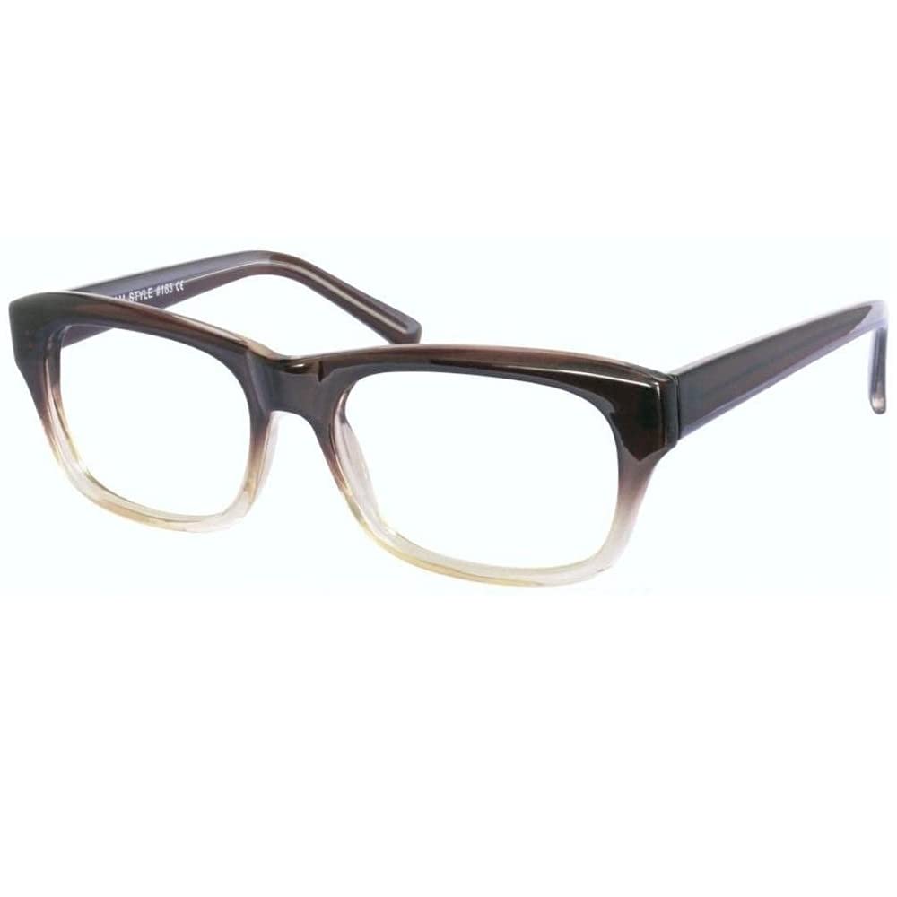 Multi-View Computer Reading Glasses Model 75 - Brown Fade +1.5 Strength for Office Work, Screen Time & Reading