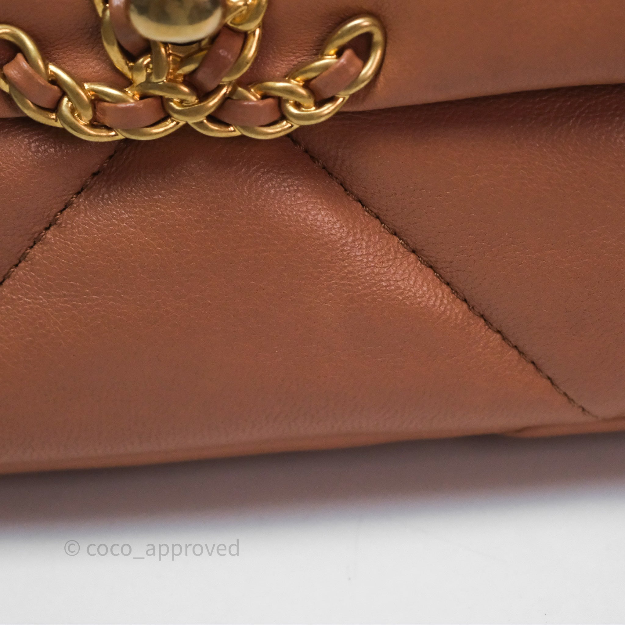 Chanel 19 Small Handbag in Caramel with Mixed Hardware - Luxury Shoulder Bag for Women, Perfect for Date Night & Special Occasions
