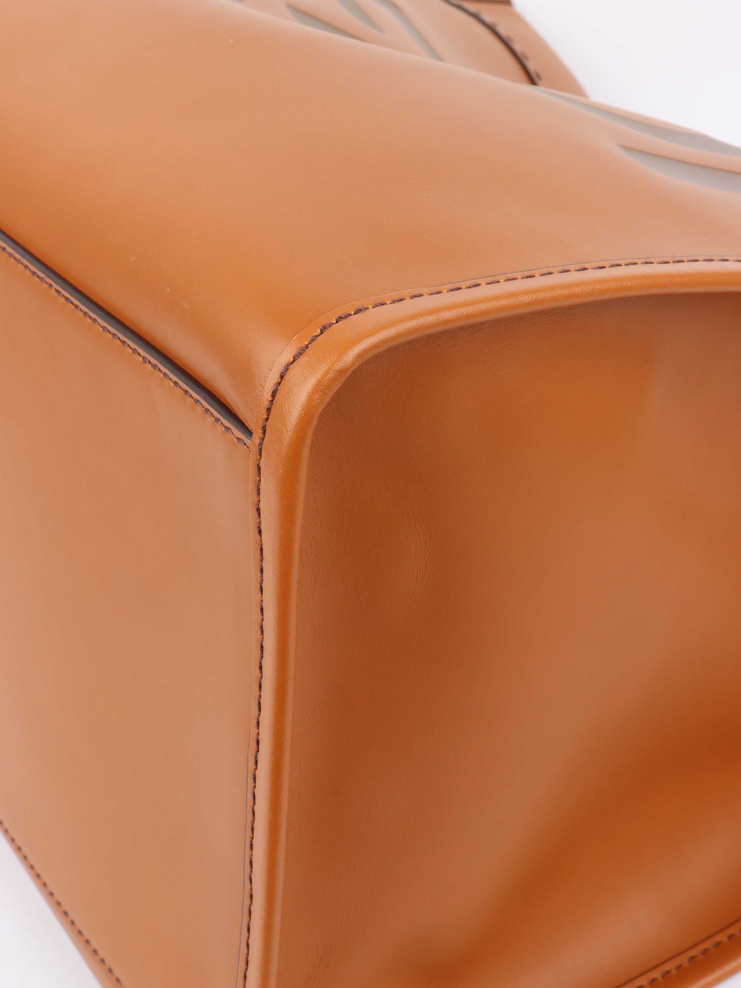 Fendi Large Sunshine Tote Bag in Tan Leather - Luxury Designer Handbag for Women, Perfect for Work, Travel & Everyday Use