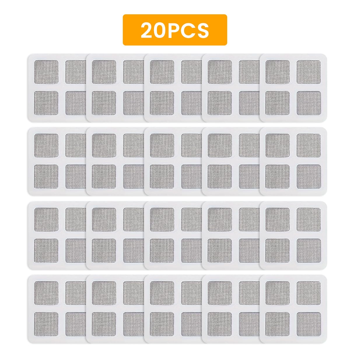 Supvox® 20-Pack Disposable Sink Strainers & Shower Drain Hair Catchers - 4