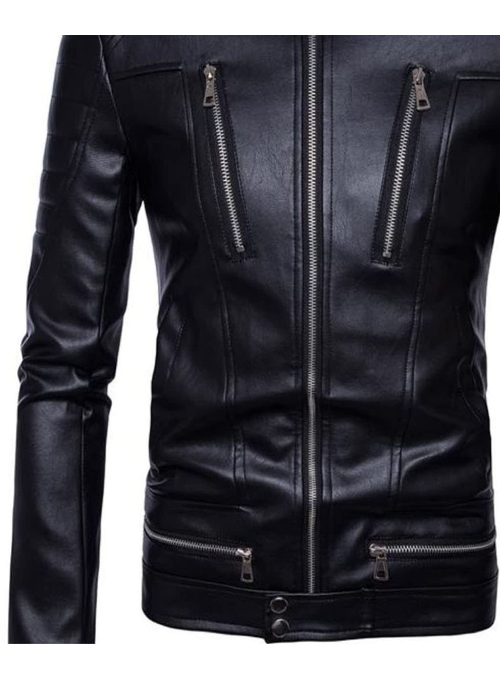 Legend Men's Black Genuine Leather Jacket - Motorcycle Rider Biker Jacket for Big & Tall - Perfect for Riding, Casual Wear & Outdoor Adventures
