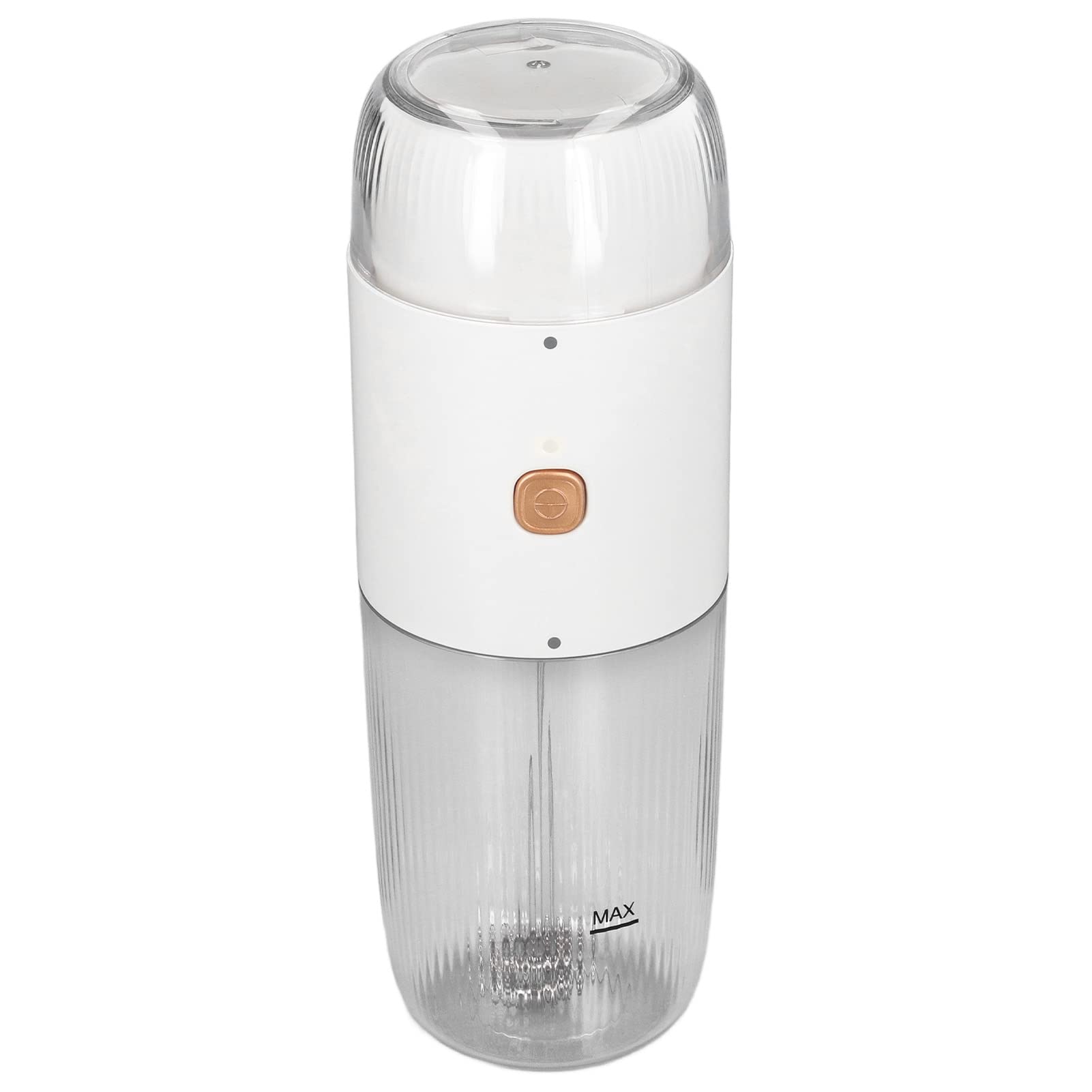 Electric Milk Frother Handheld Whisk - 45W Powerful Coffee Frother with Brush, DC 3.7V Battery Operated for Perfect Cappuccino & Latte - Compact & Leak-Proof Design for Home, Office & Travel (White) - Ideal for Coffee Lovers, Baristas & Small Kitchen Spaces
