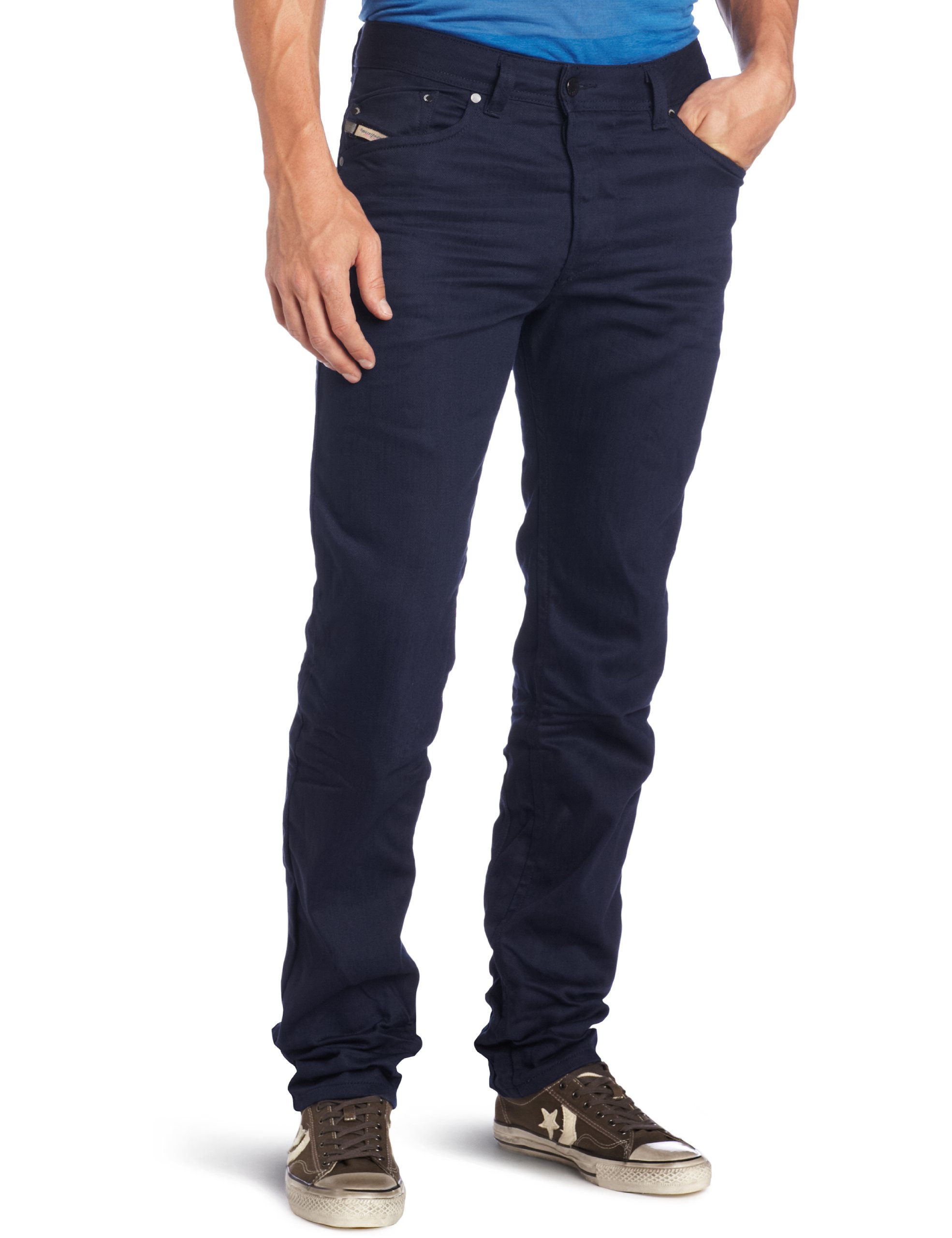 Diesel Men's Darron Slim Taper Fit Stretch Denim Jeans - Comfortable & Stylish for Casual Wear, Work & Night Out