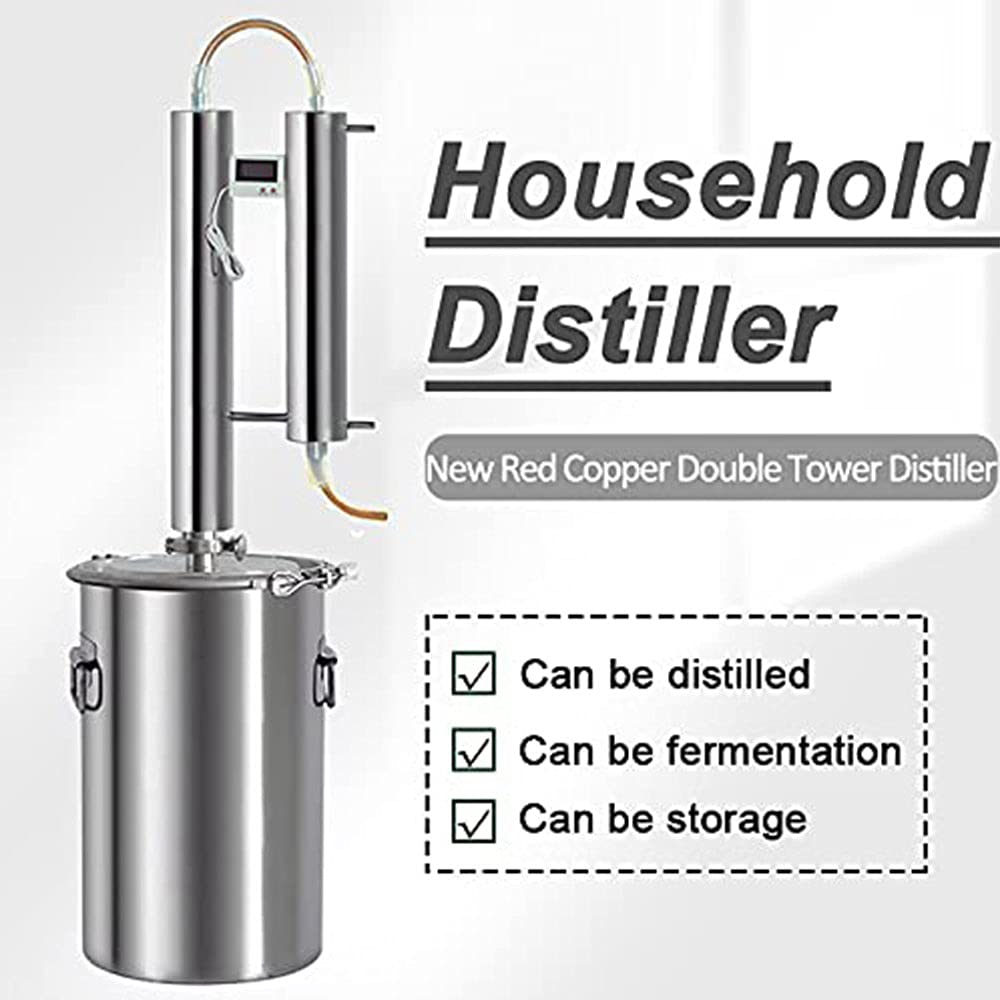 12L Home Brewing Equipment Kit - Water Wine Alcohol Distiller for Whiskey, Brandy & Moonshine | Perfect for DIY Distilling, Home Brewing & Craft Spirits Making