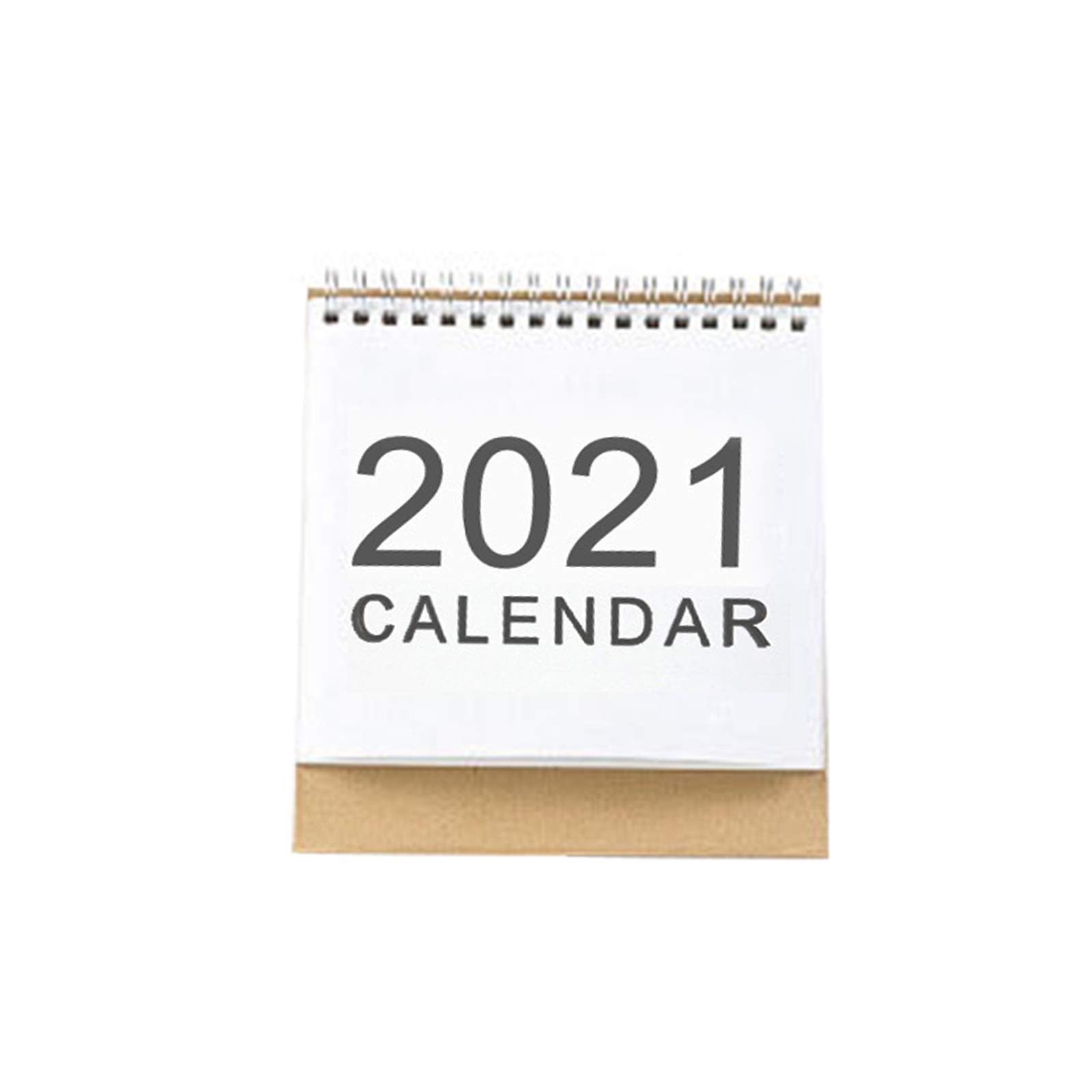 2024 Desktop Calendar - English Spiral Bound Daily, Monthly & Yearly Planner - Perfect for Office, School, Home & Gift Giving