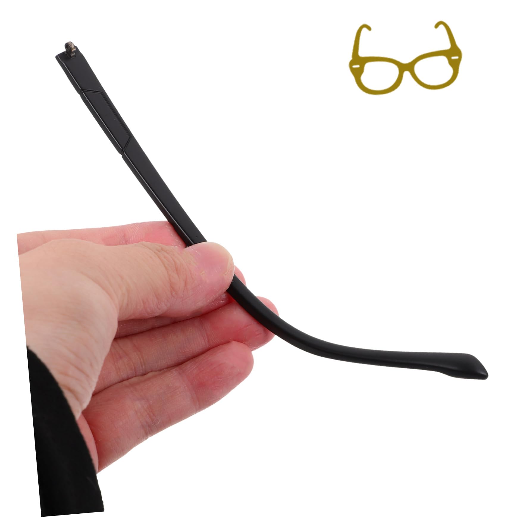 KOMBIUDA Universal Replacement Glasses Arms - Interchangeable Sunglasses Temple Repair Parts (1 Pair) for Eyewear Repair & DIY Accessories | Perfect for Broken Glasses, Sunglasses, and Reading Glasses