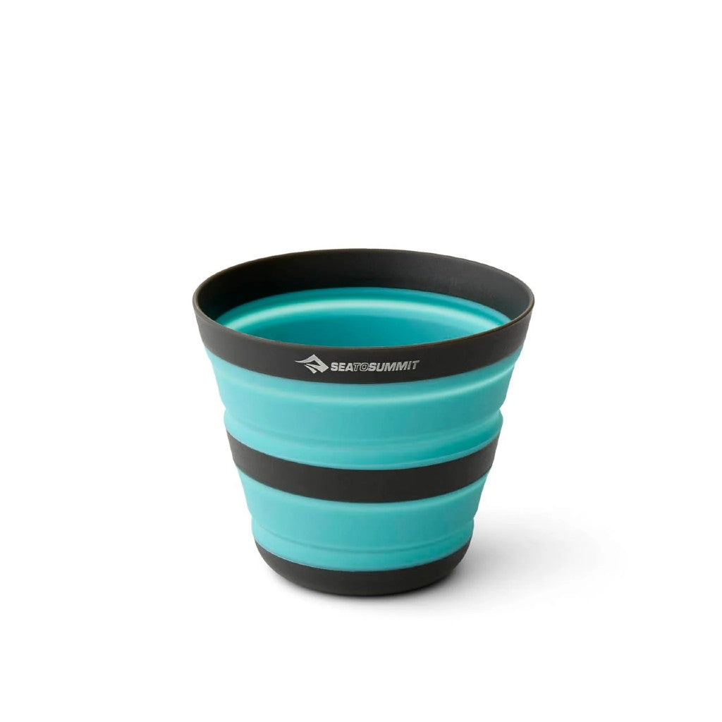 Sea to Summit Frontier Ultralight Collapsible Cup - 12oz Compact Travel Mug for Camping, Hiking & Backpacking - BPA-Free Foldable Drinking Cup for Outdoor Adventures, Travel & Emergency Kits