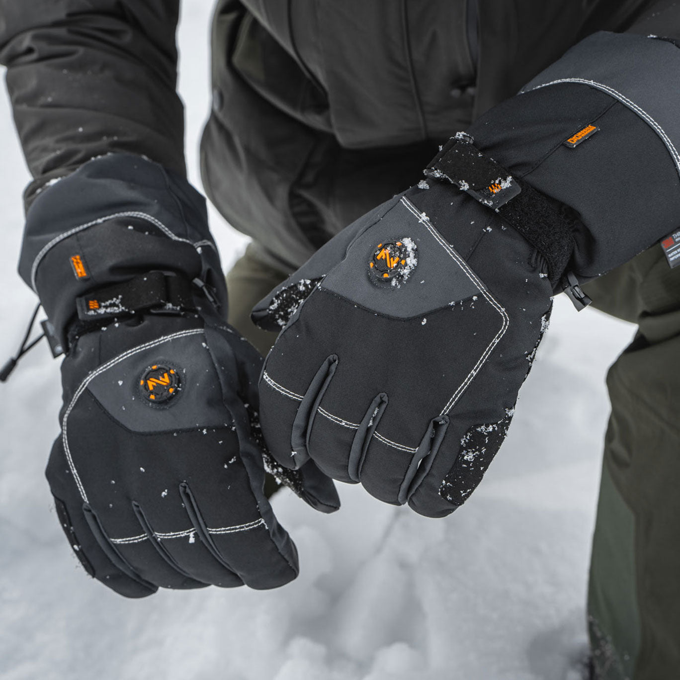 Squall 2.0 Heated Gloves for Men & Women - 7.4V Rechargeable Battery - Winter Warm Gloves for Skiing, Snowboarding & Outdoor Activities