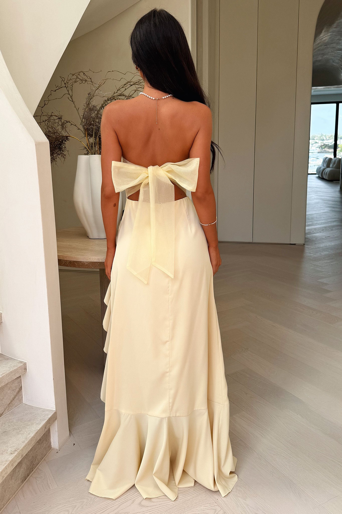 Milford Maxi Dress - Flowy Yellow Summer Dress for Women | Beach, Vacation & Casual Wear