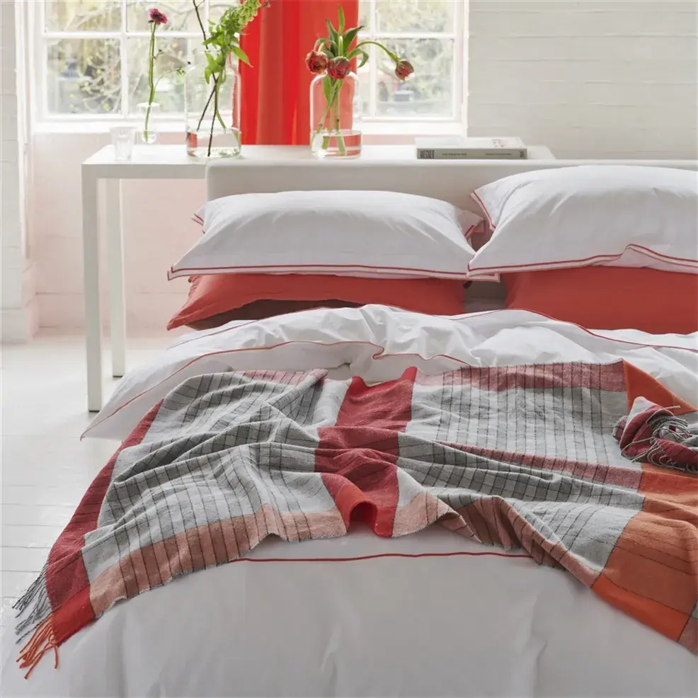 Handwoven Bankura Cotton Throw Blanket - Soft & Lightweight for Bed, Sofa, or Travel - Cozy Home Decor & Perfect Gift Idea