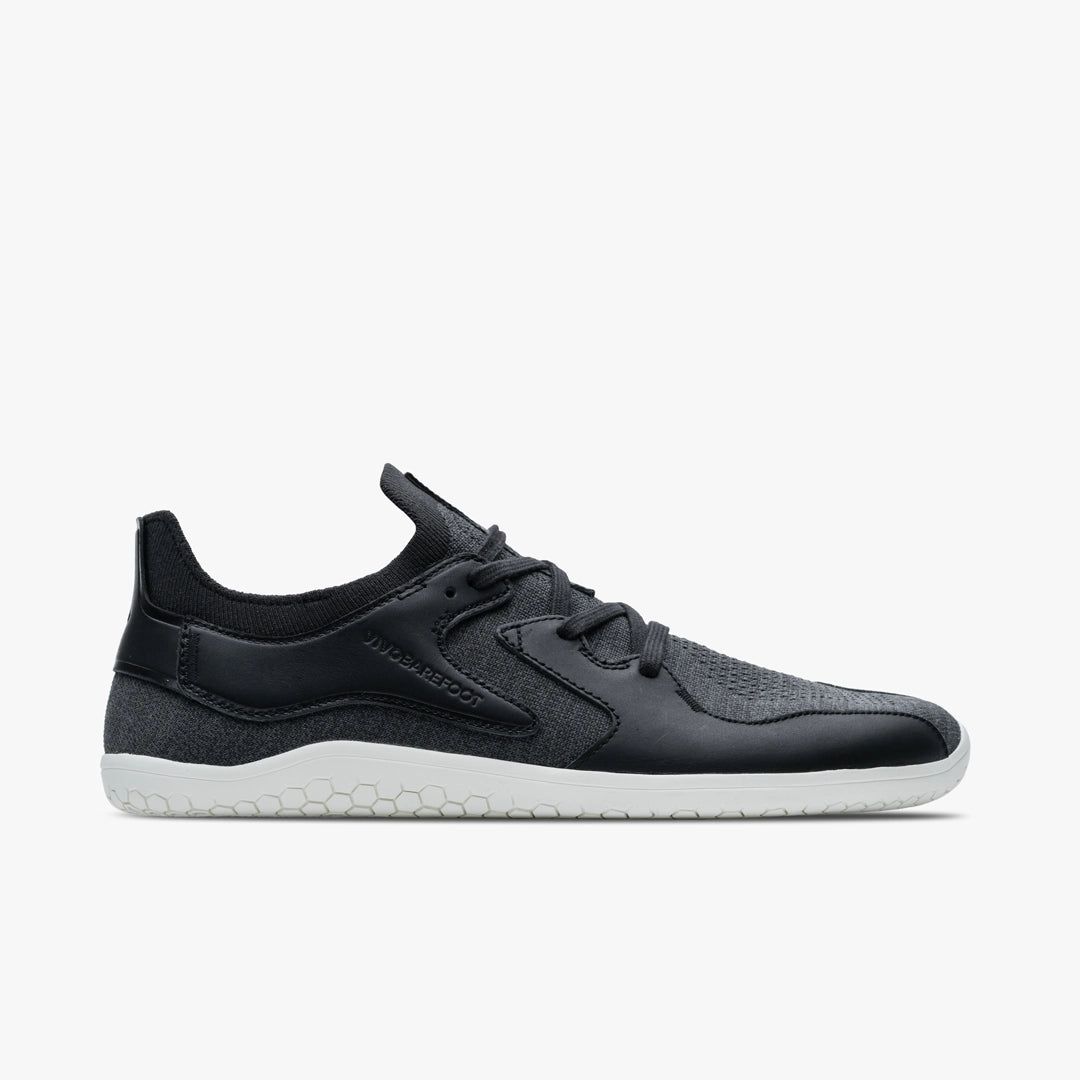 Vivobarefoot Men's Primus Asana III Barefoot Shoes - Obsidian Black | Lightweight & Flexible Minimalist Footwear for Running, Training & Everyday Wear