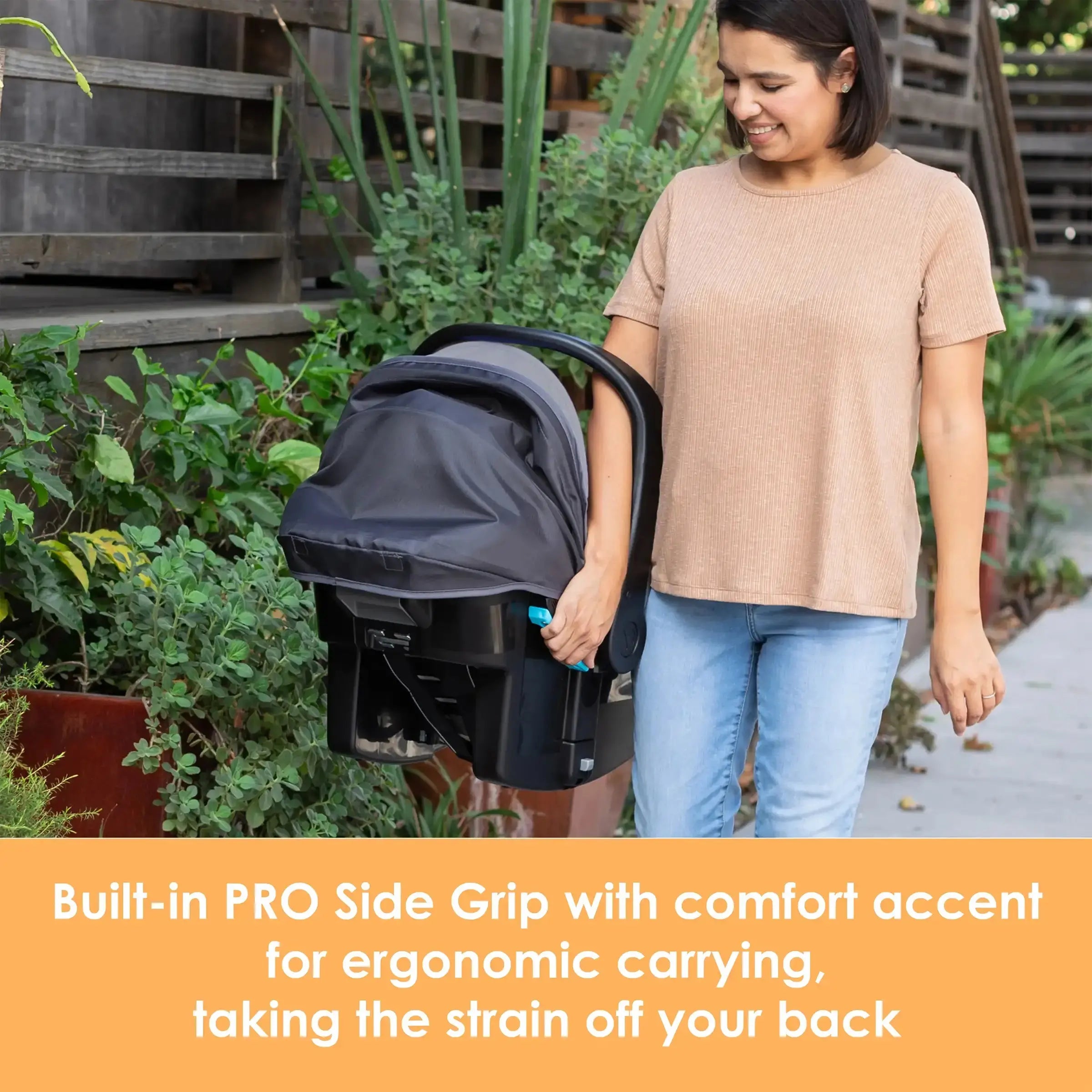 EZ Lift™ PRO Infant Car Seat - Lightweight & Safe Baby Carrier for Newborns to 35 lbs, Madrid Black (Target Exclusive) | Perfect for Travel, Shopping & Daily Commutes