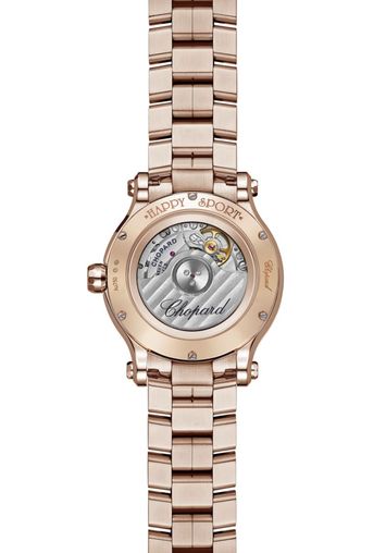Chopard Happy Sport Ethical Rose Gold & Diamonds Women's Watch - Luxury Swiss Timepiece for Elegant Occasions & Special Events