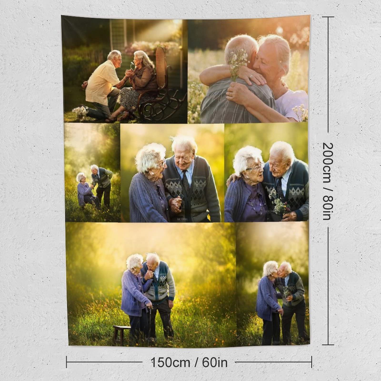 JCETUNO Custom 3D Tapestry Wall Hanging - 60