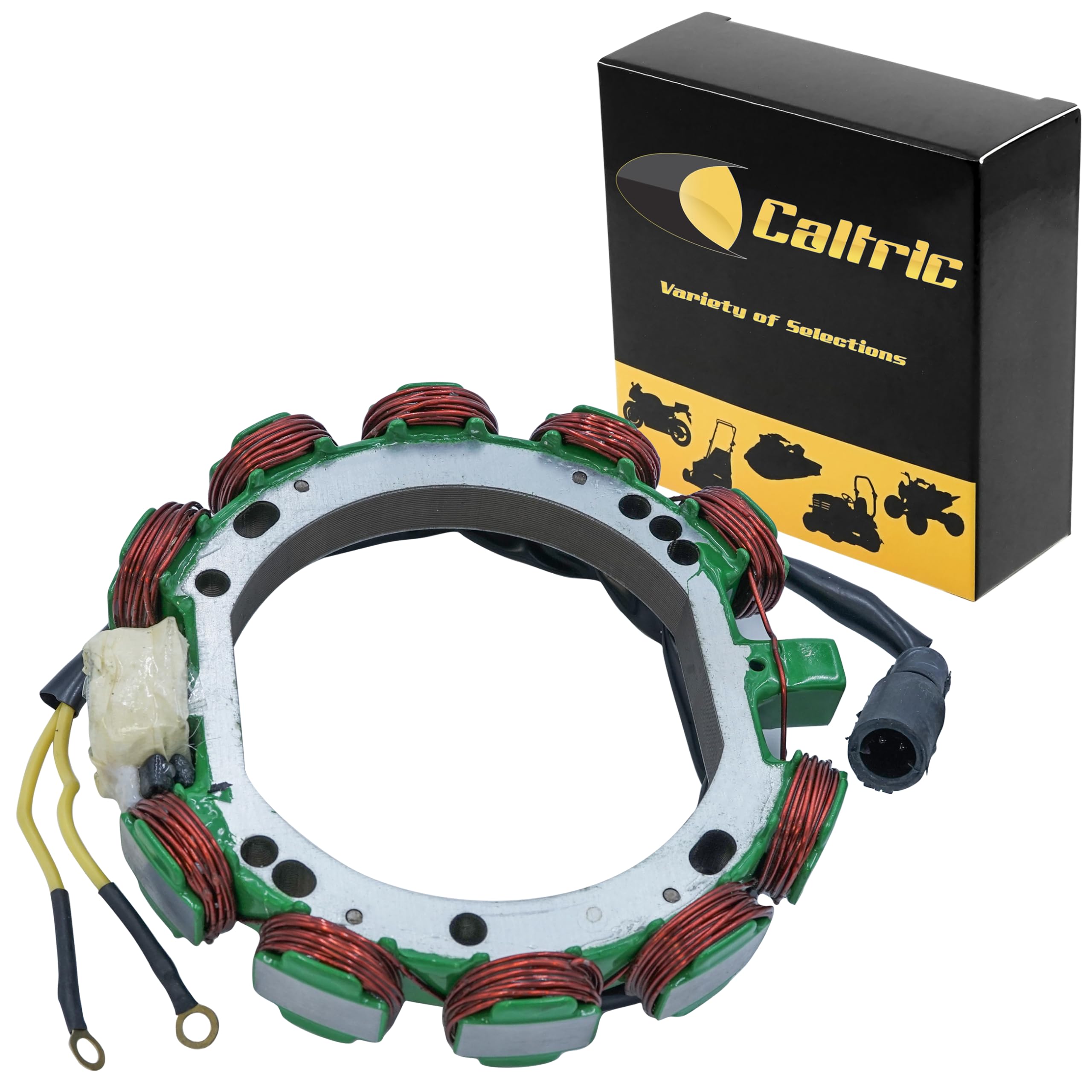 Genuine Caltric Stator Replacement for OMC Evinrude 90HP Outboard Motor (1988-1998) - High Performance Magneto Generator - Perfect for Marine Engine Repair & Boat Maintenance