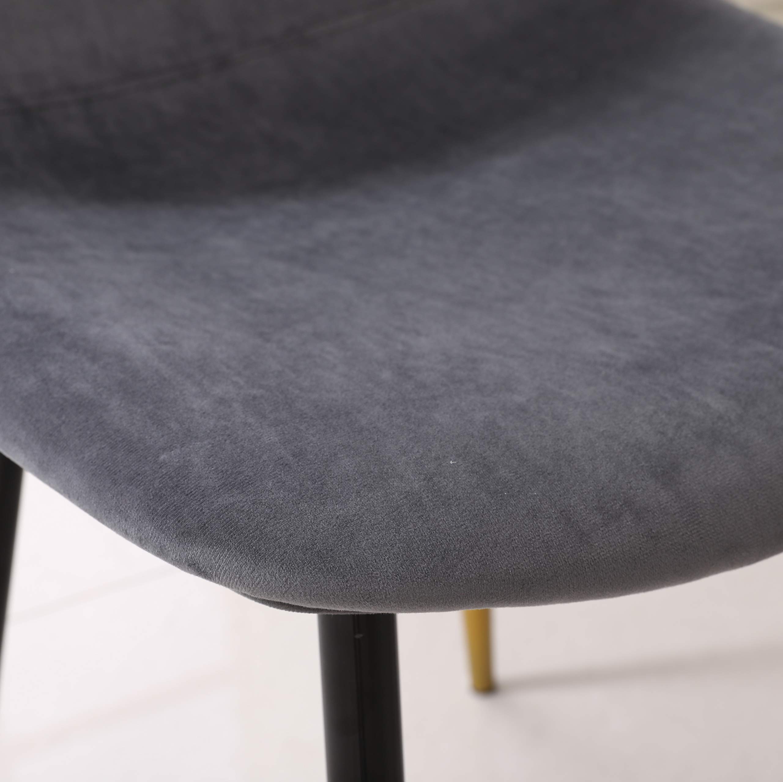 Roundhill Furniture Lassan Modern Fabric Dining Chairs Set of 4 - 22.25