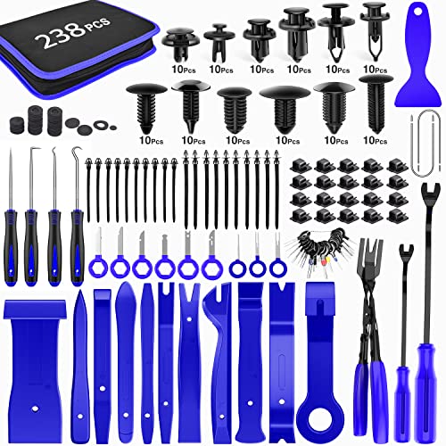 120Pcs Clips + 118 Remover Blue