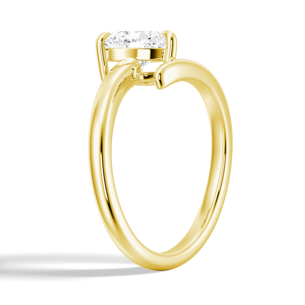 Exquisite Heart Shaped Lab-Grown Diamond Promise Ring - 1 Carat D Color VVS1 Clarity - Perfect for Engagements, Anniversaries & Romantic Gifts