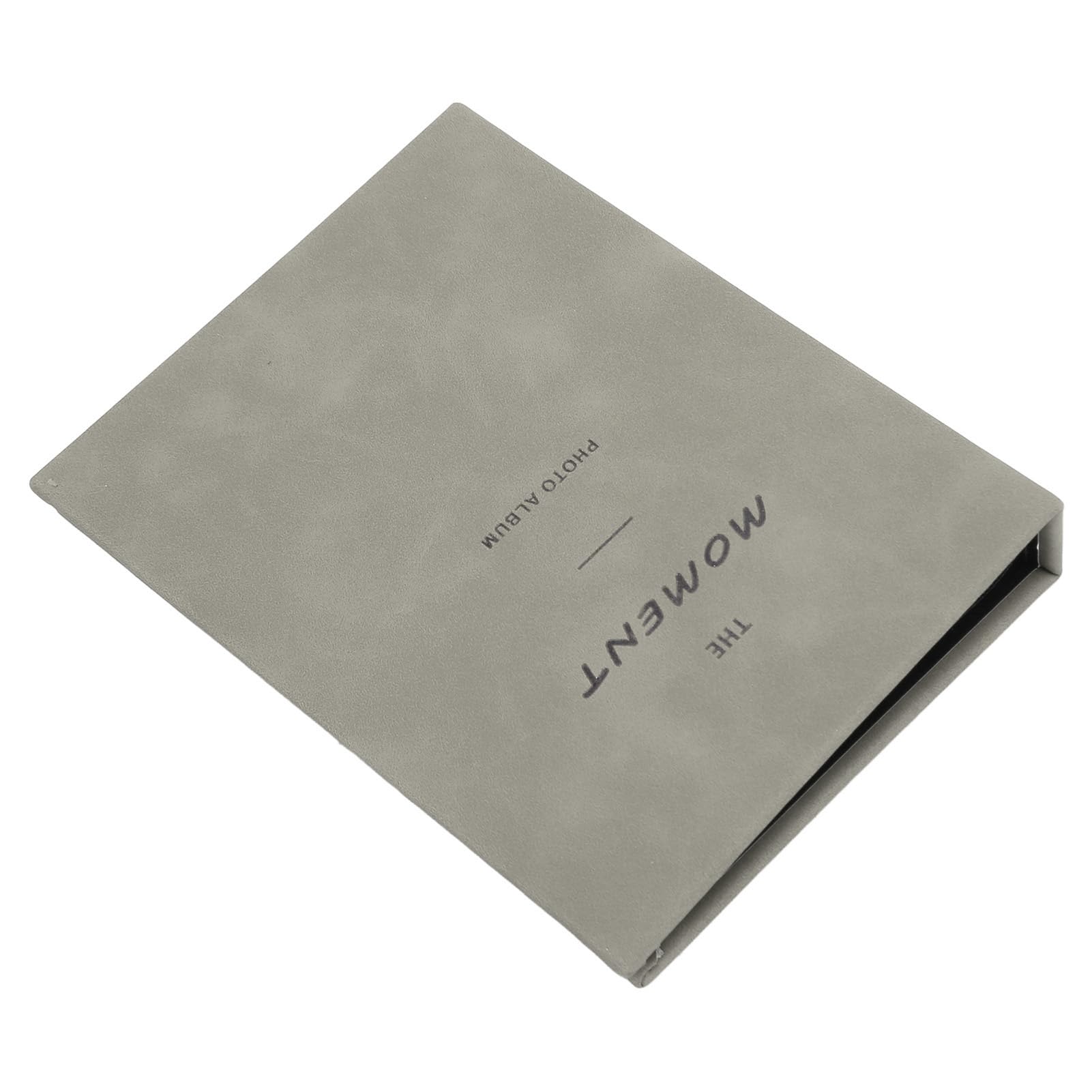 64-Pocket Photo Album - Universal 3in Photo Paper Compatible, Durable Protective Scrapbook for Pictures (Grey) | Perfect for Family Memories, Wedding Photos & Travel Snapshots