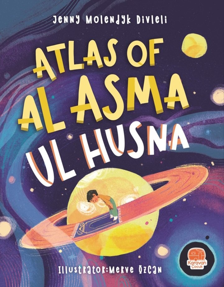 Atlas of Al Asma ul Husna - 99 Names of Allah with Meanings - Islamic Wall Art for Home & Mosque Decoration - Perfect for Muslim Prayer Rooms & Gifts