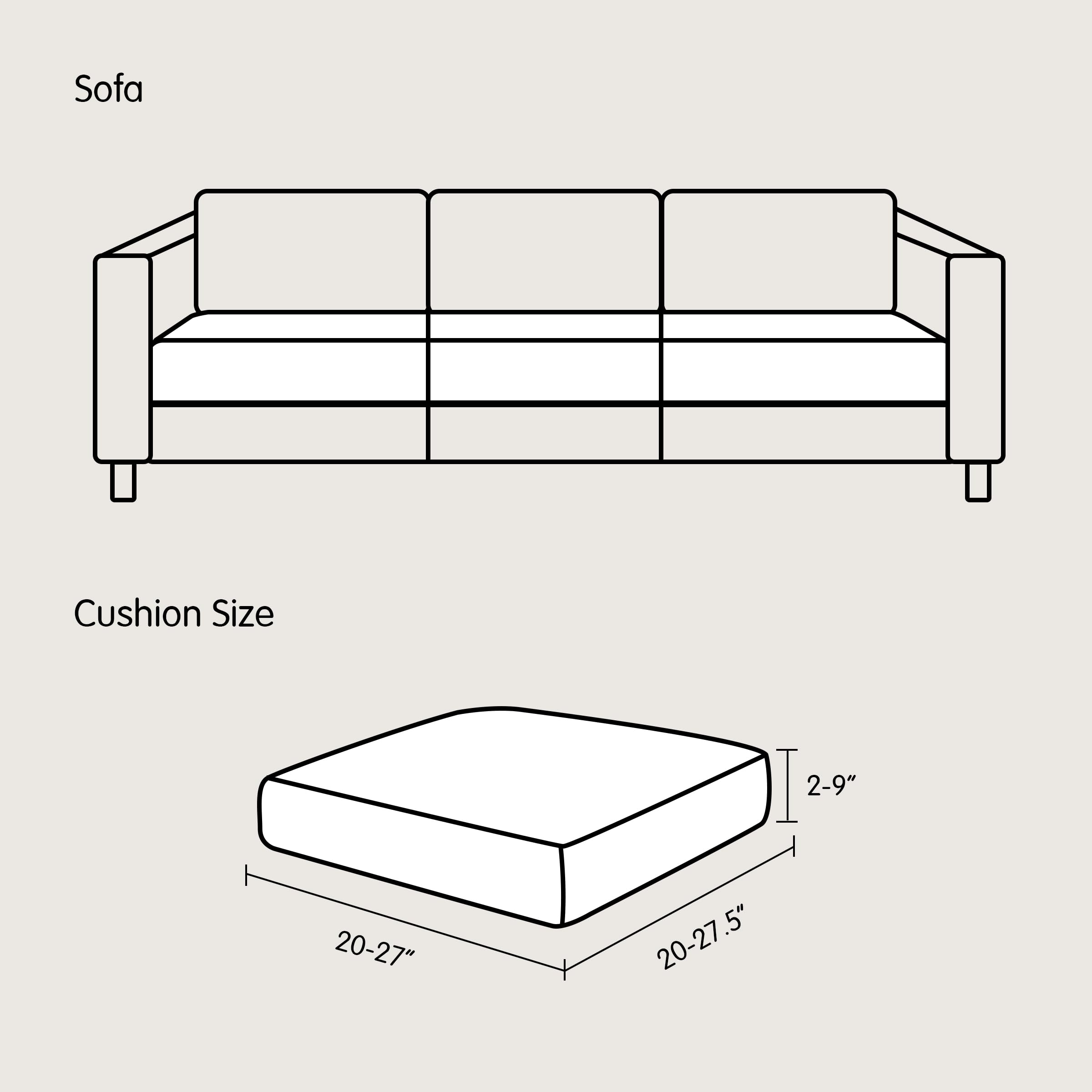 SUBRTEX Stretch Couch Cushion Cover - 3 Piece Sofa Cushion Slipcover with High Elasticity, Furniture Protector for Living Room & RV (Wine Red) | Perfect for Home Decor, Pet Protection, and Sofa Refresh
