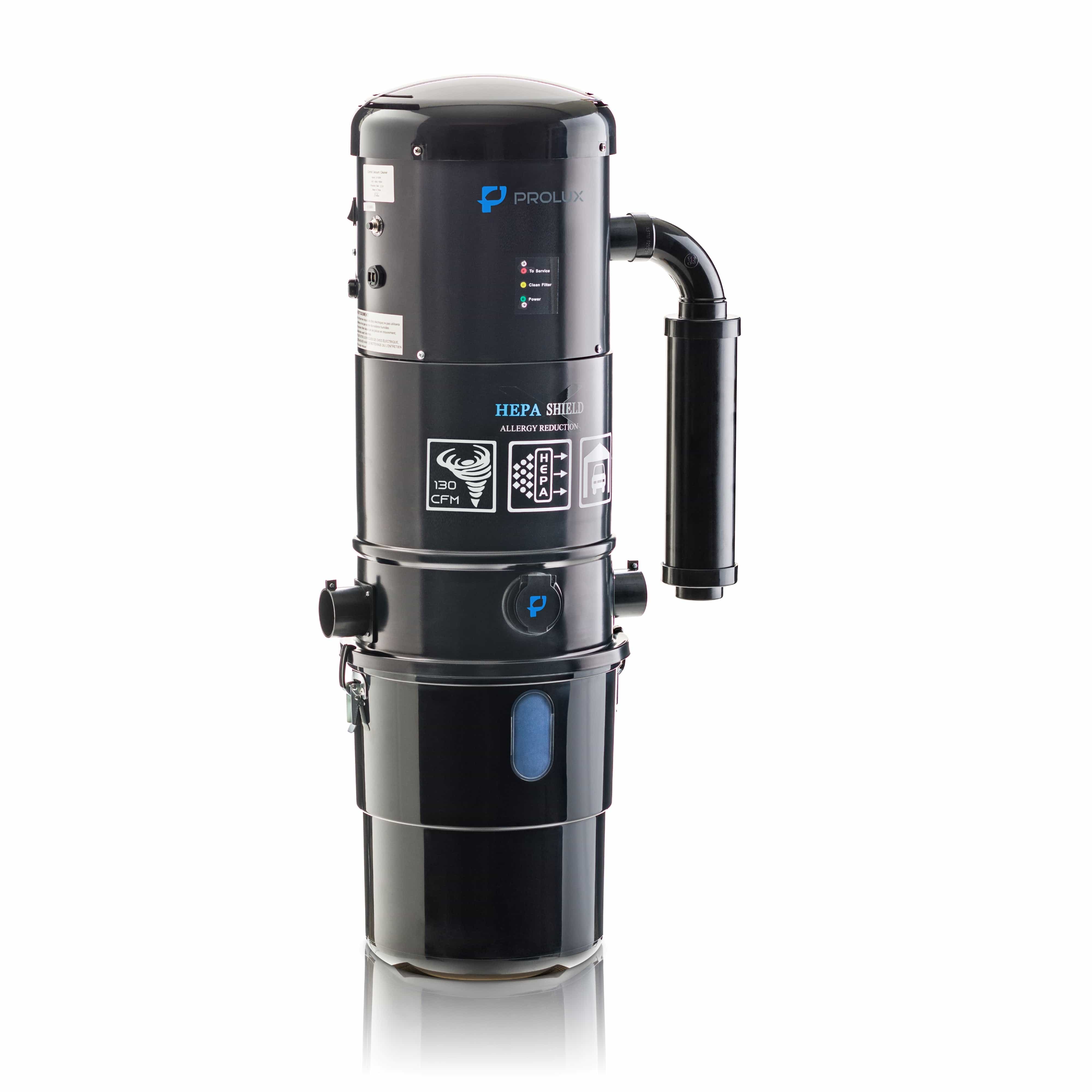 Prolux PLCCV12K Complete Central Vacuum System with Electric Hose Power Nozzle Kit - 25 Year Warranty - Ideal for Whole House Cleaning, Pet Hair Removal & Large Area Maintenance