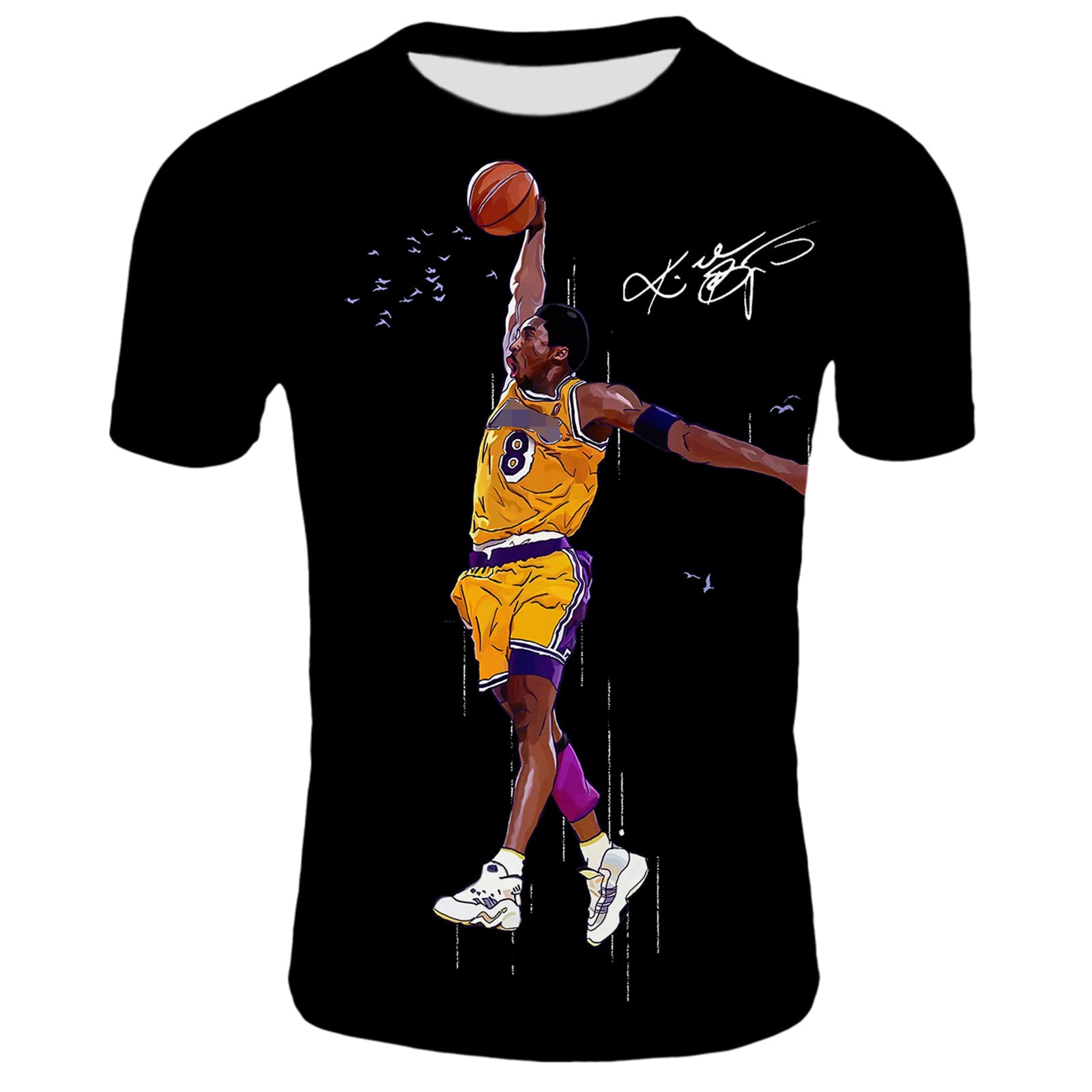 Legendary Kobe 8 & 24 Basketball T-Shirt - NBA Superstar Memorial Tee for Fans