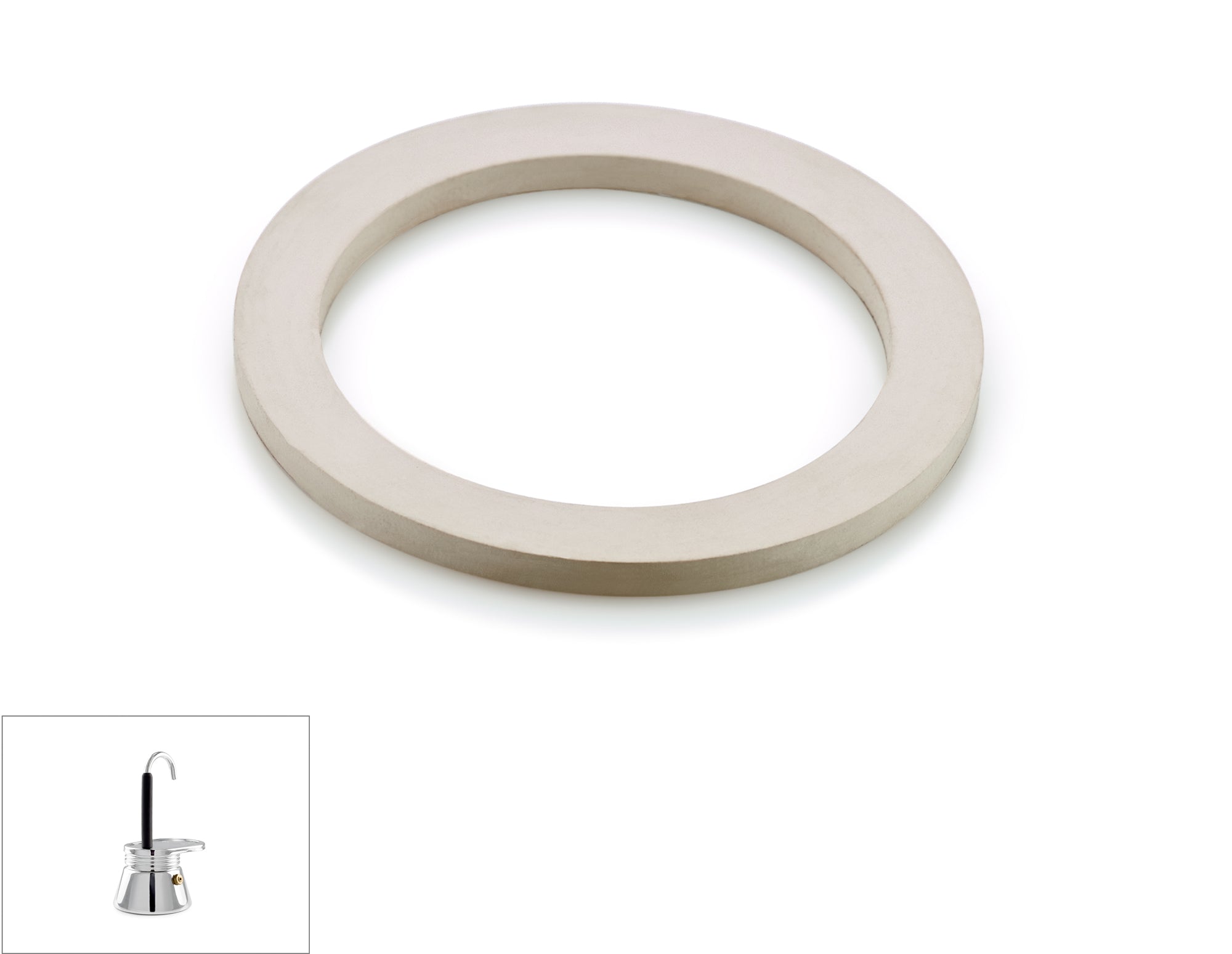 Premium Replacement Gasket for 1 Cup Glacier Stainless Mini Espresso Maker - Perfect Seal for Home & Office Coffee Brewing