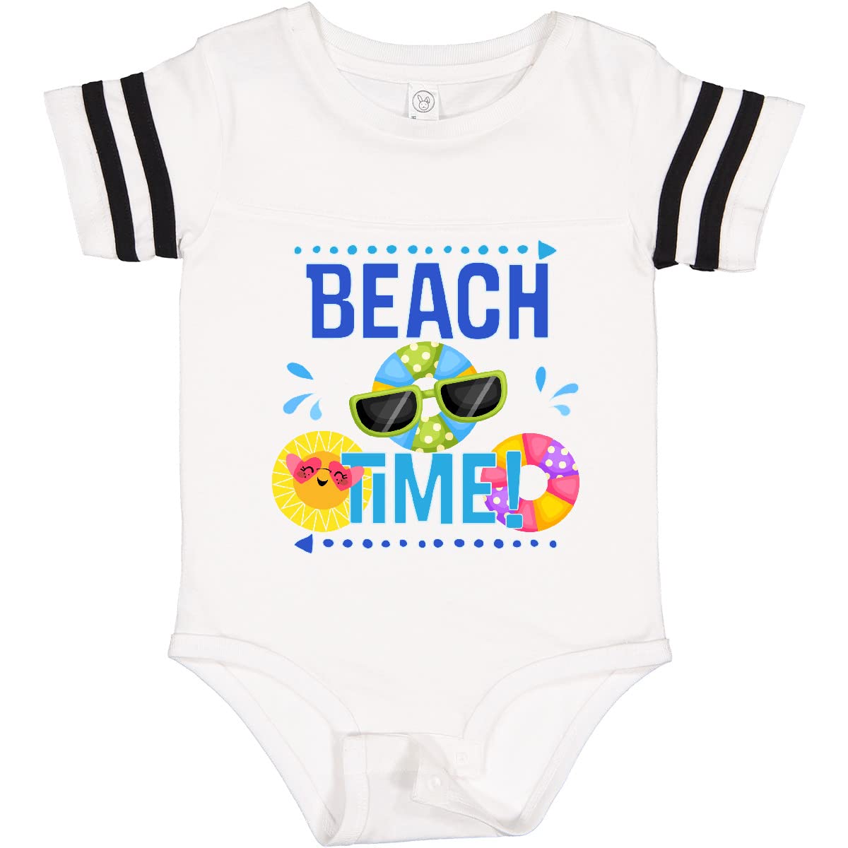 Inktastic Beach Time Summer Vacation Trip Baby Bodysuit - Cute Infant Onesie for Boys & Girls - Perfect for Beach Trips, Family Vacations & Summer Outfits