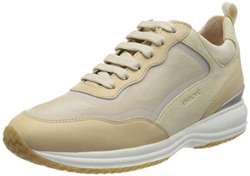 Geox Women's Breathable Low-Top Sneakers - Comfortable Casual Walking Shoes for Women | Perfect for Everyday Wear, Work & Travel
