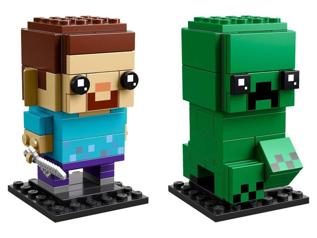 LEGO Minecraft Steve & Creeper Building Block Set 41612 - Creative Construction Toy for Kids, Perfect for Minecraft Fans and Collectors | Great Gift for Birthday, Christmas, and Playtime Adventures